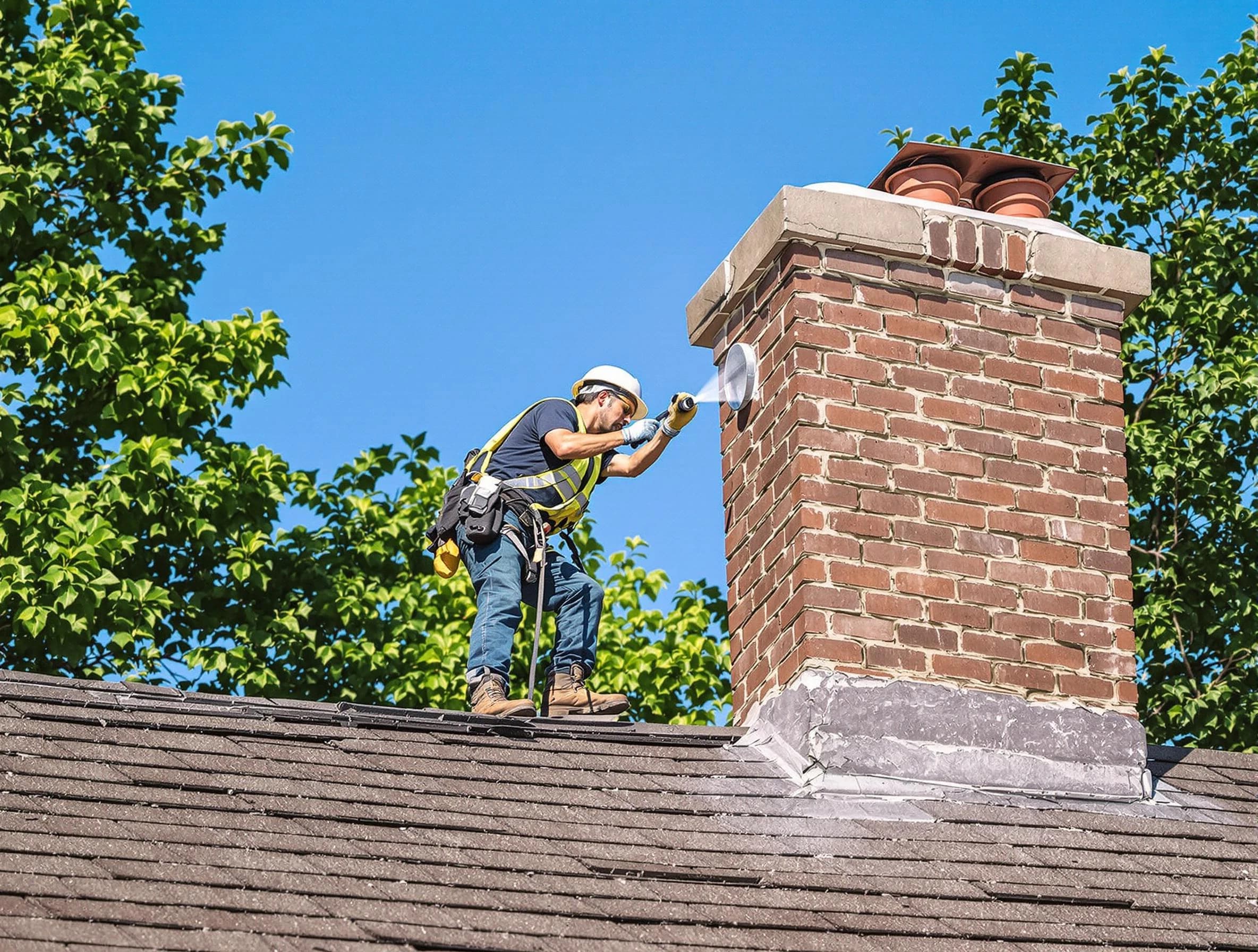 Plainfield Chimney Sweep performing an inspection with advanced tools in Plainfield, NJ