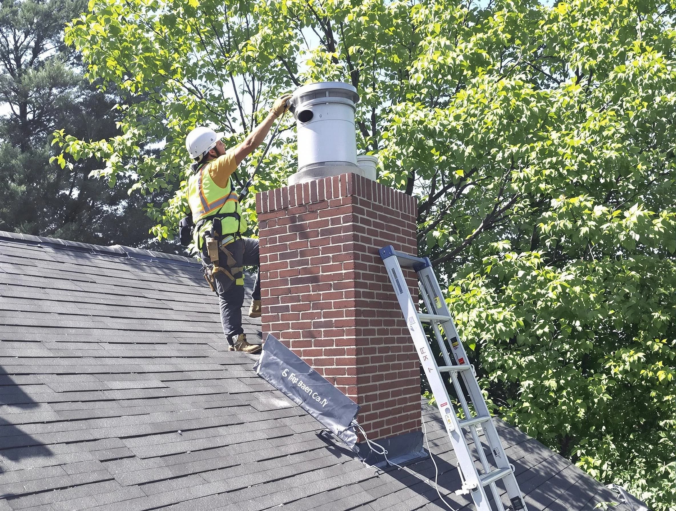 Chimney liner inspection by Plainfield Chimney Sweep in Plainfield, NJ