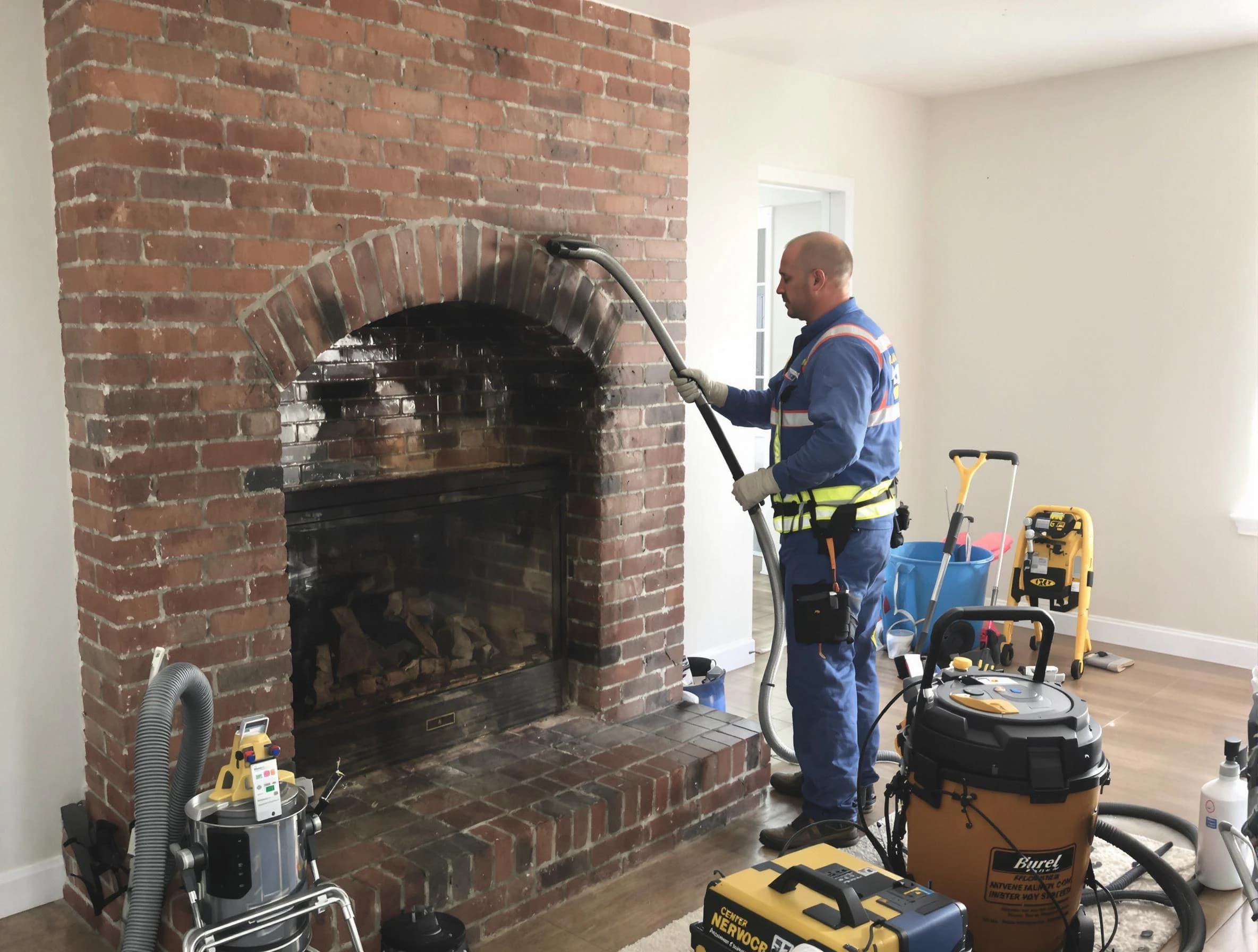 Plainfield Chimney Sweep expert performing detailed chimney sweep in Plainfield, NJ