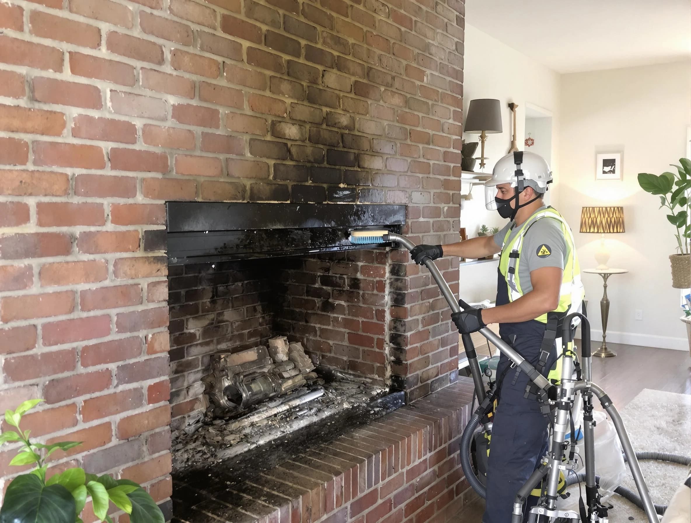 Plainfield Chimney Sweep providing fireplace cleaning services in Plainfield, NJ