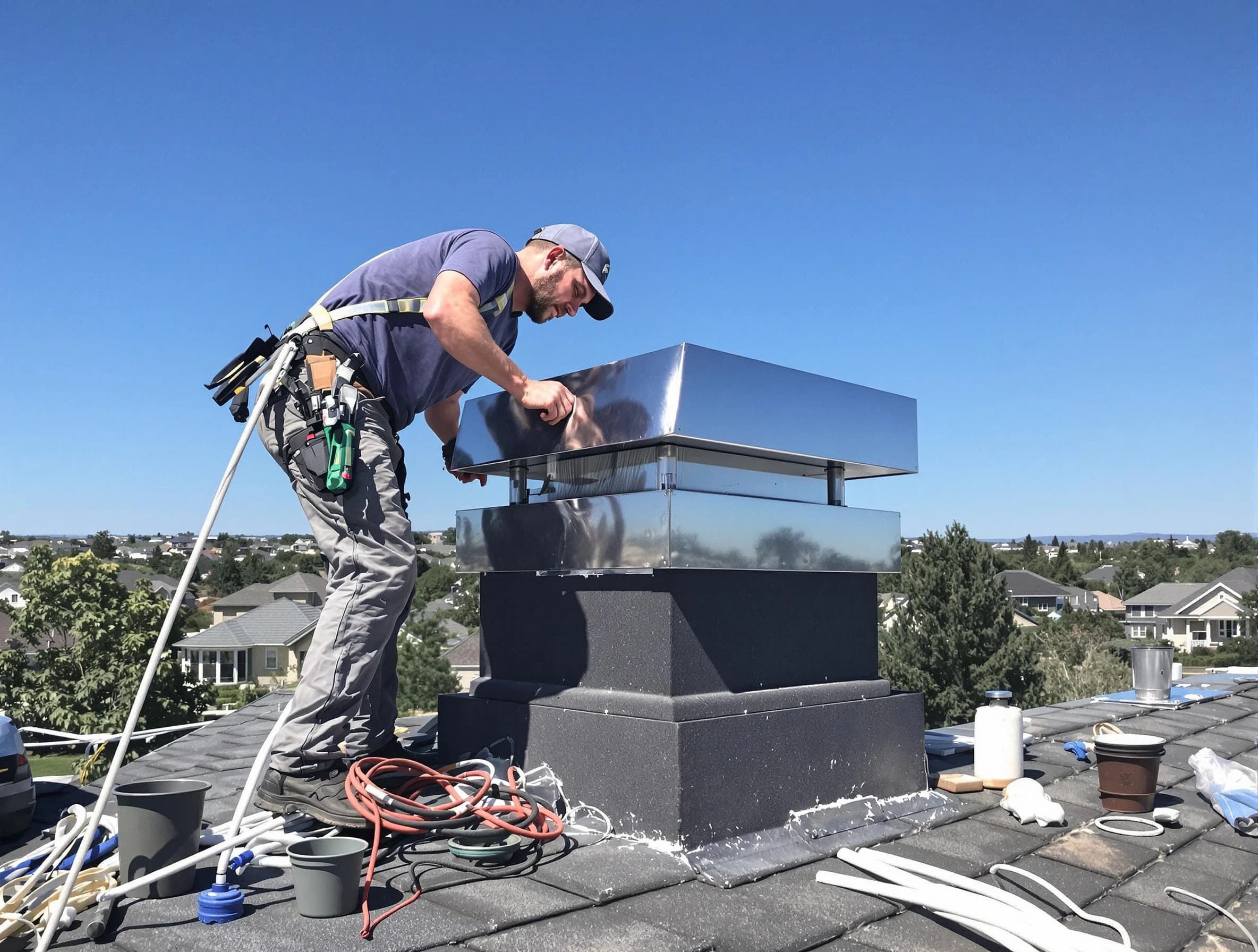 Chimney Cap Services service in Plainfield, NJ