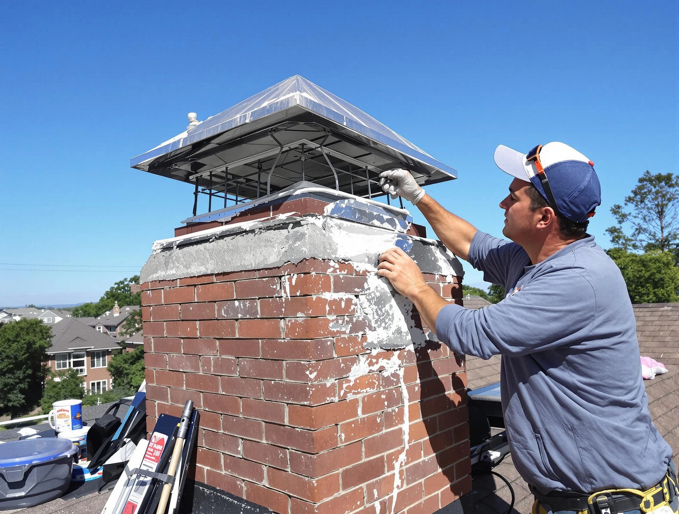 Chimney Crown Services service in Plainfield, NJ